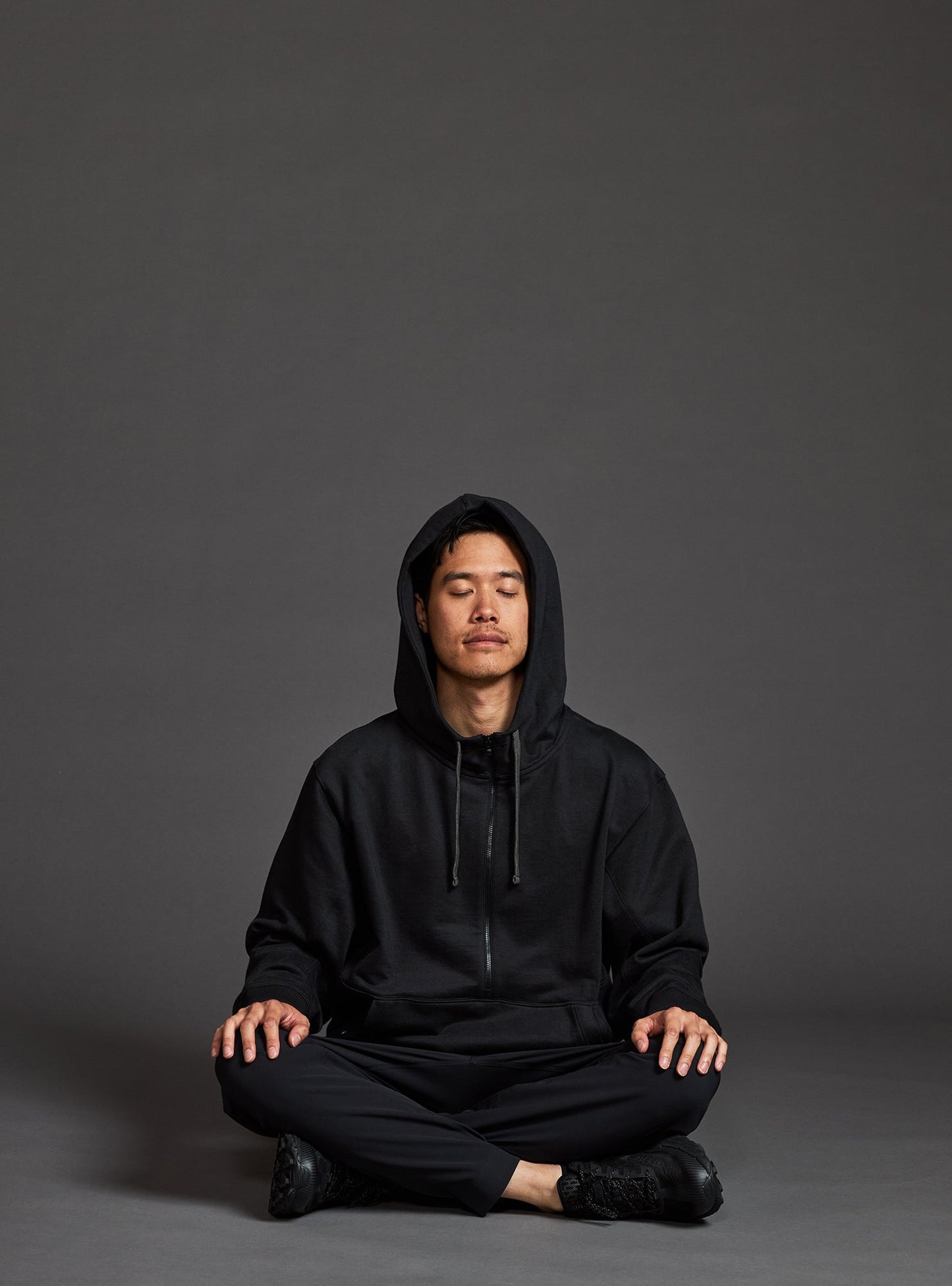 Unisex Runaround Half-Zip Hoodie